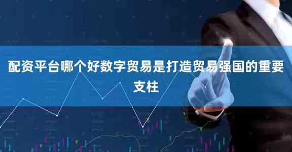 配资平台哪个好数字贸易是打造贸易强国的重要支柱