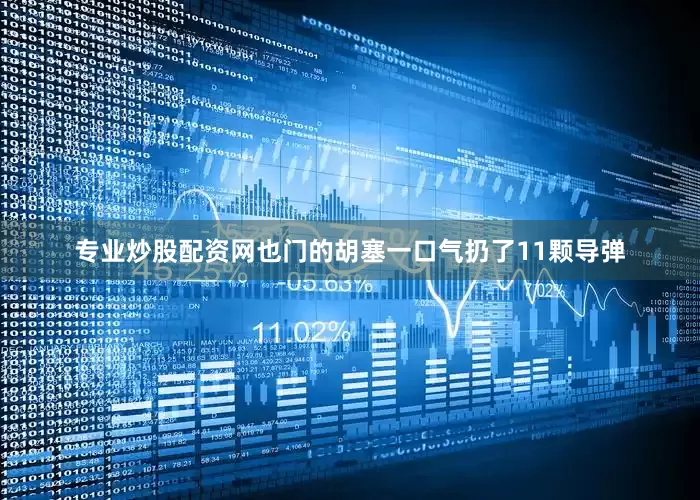 专业炒股配资网也门的胡塞一口气扔了11颗导弹